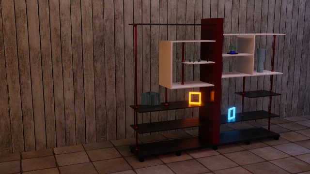 estante Modelo 3D .c4d .max .obj .3ds .fbx .stl .blend 