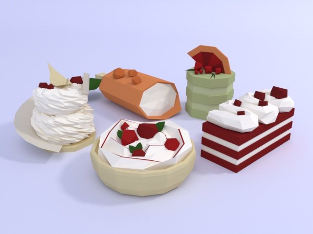 3D Birthday Cake Models ~ Download a 3D Model | Pond5