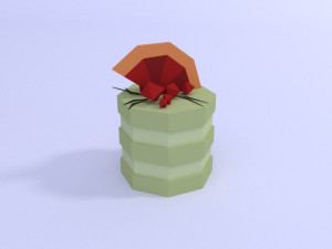 low poly cakes 3D 模型