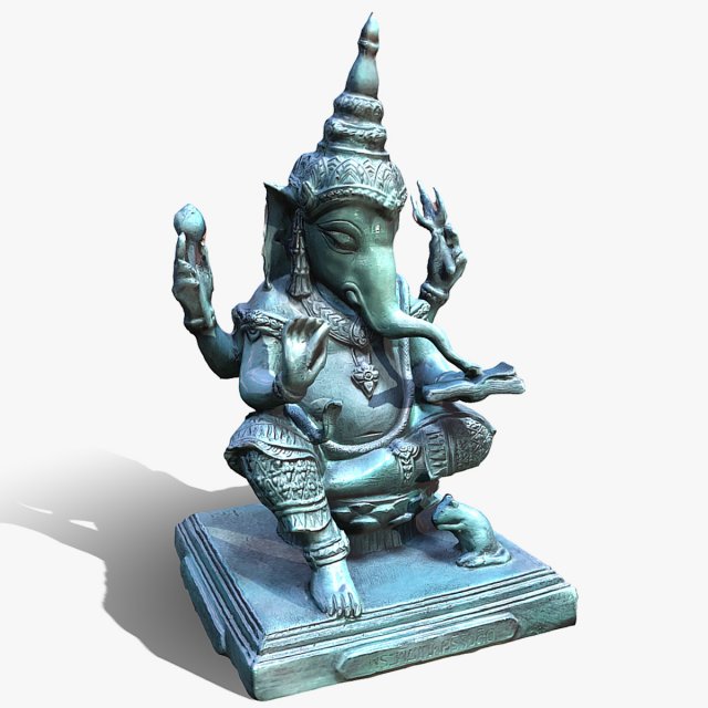 Ganesha 3 3D 模型 .c4d .max .obj .3ds .fbx .stl .blend 