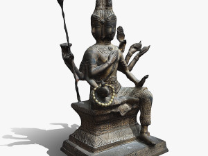Brahma statue v1 C4D added 3Dモデル