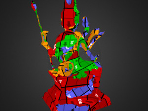 Brahma statue v1 C4D added 3D-Modell