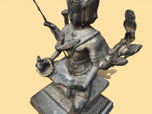 Brahma statue v1 C4D added 3D Model