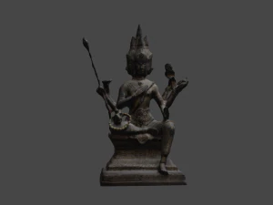 Brahma statue v1 C4D added 3D Model