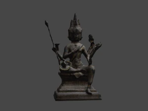 Brahma statue v1 C4D added 3D Model