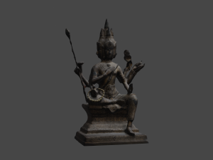 Brahma statue v1 C4D added 3D-Modell