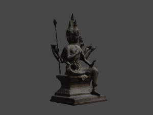Brahma statue v1 C4D added 3D Model