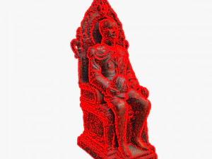 Est&aacute;tua do rei Modelo 3D