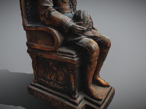 King statue 3D Модель