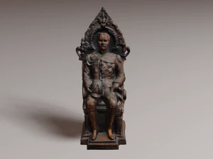 Est&aacute;tua do rei Modelo 3D