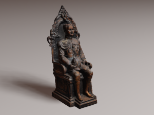 King statue 3D Модель