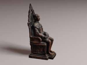 King statue 3D Модель