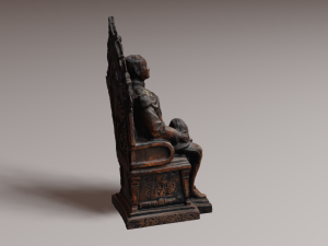 King statue 3D Модель