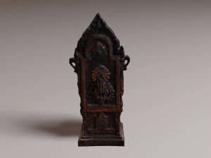 Est&aacute;tua do rei Modelo 3D