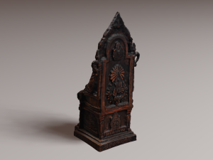 King statue 3D Модель