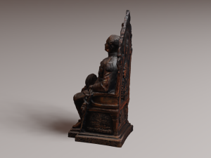 King statue 3D Модель