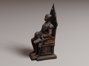King statue 3D Модель