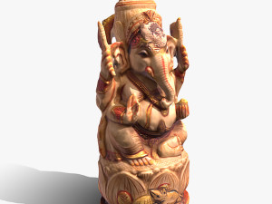 Ganesha 1 C4D added Modelo 3D