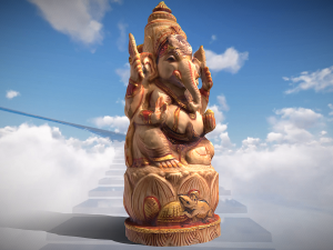 Ganesha 1 C4D added 3D-Modell