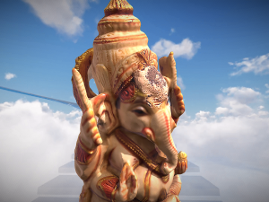 Ganesha 1 C4D added 3D-Modell
