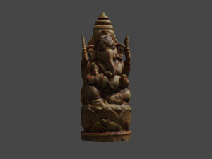 Ganesha 1 C4D added 3D-Modell
