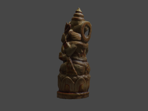 Ganesha 1 C4D added 3D-Modell