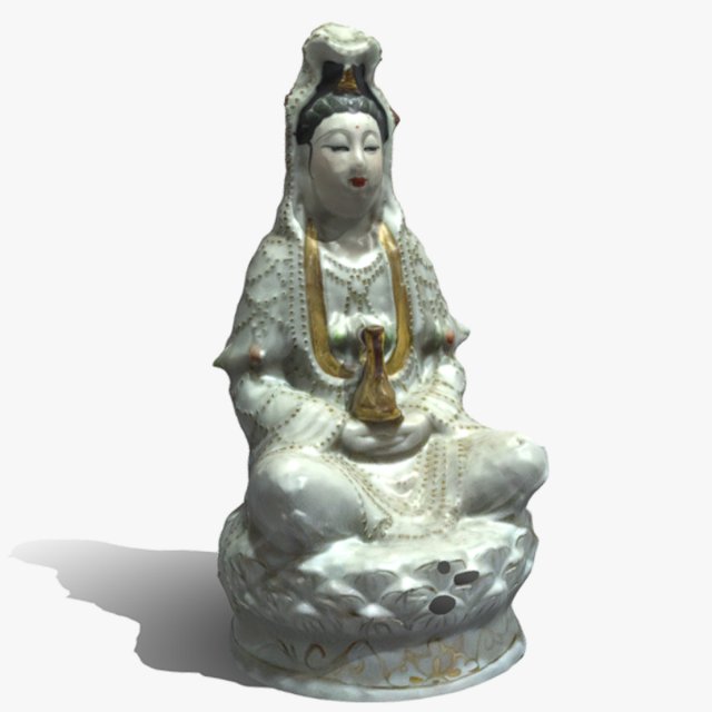 Guanyin 1 C4D added Model 3D .c4d .max .obj .3ds .fbx .stl .blend 