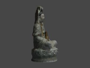 Guanyin 1 C4D added Model 3D