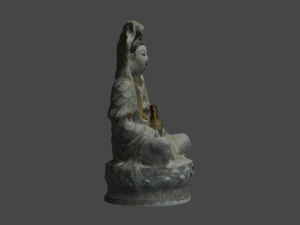 Guanyin 1 C4D added 3D Model