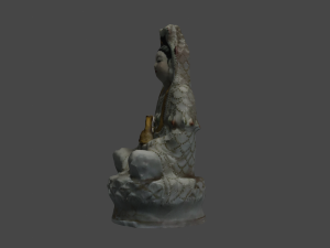 Guanyin 1 C4D added Model 3D