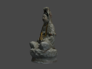 Guanyin 1 C4D added Model 3D
