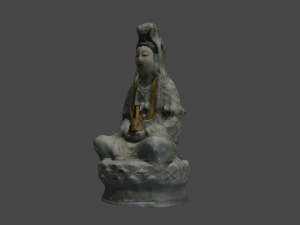 Guanyin 1 C4D added Model 3D