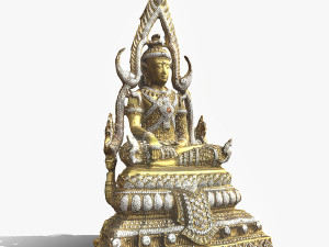 3D Buddha C4D added 3Dモデル