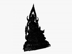 3D Buddha C4D added Model 3D