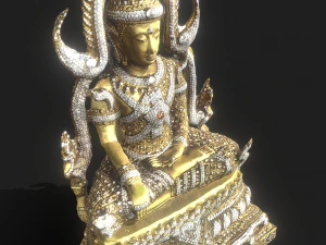 3D Buddha C4D added 3D Model