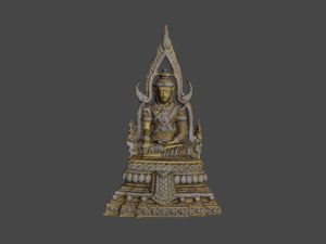 3D Buddha C4D added Model 3D