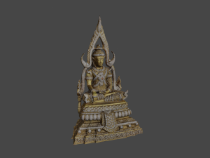 3D Buddha C4D added Model 3D