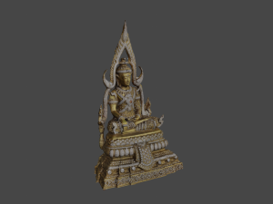 3D Buddha C4D added Model 3D