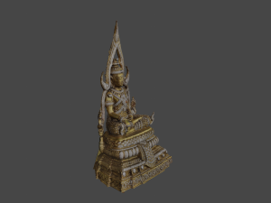 3D Buddha C4D added Model 3D