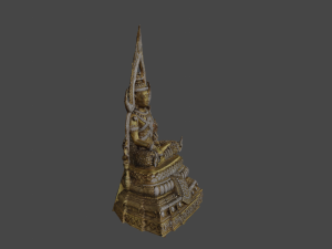 3D Buddha C4D added Model 3D