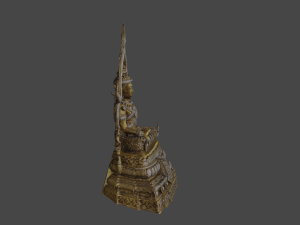 3D Buddha C4D added Model 3D