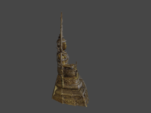 3D Buddha C4D added Model 3D