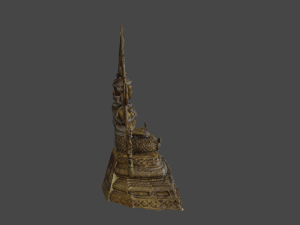 3D Buddha C4D added Model 3D