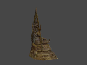 3D Buddha C4D added 3D Model