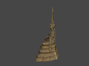 3D Buddha C4D added Model 3D
