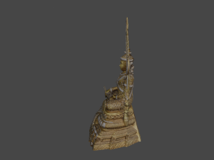 3D Buddha C4D added Model 3D