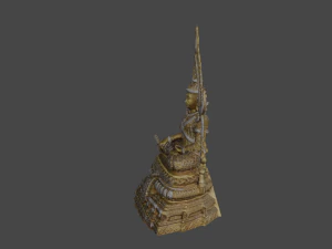 3D Buddha C4D added 3D Model