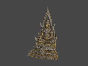 3D Buddha C4D added Model 3D