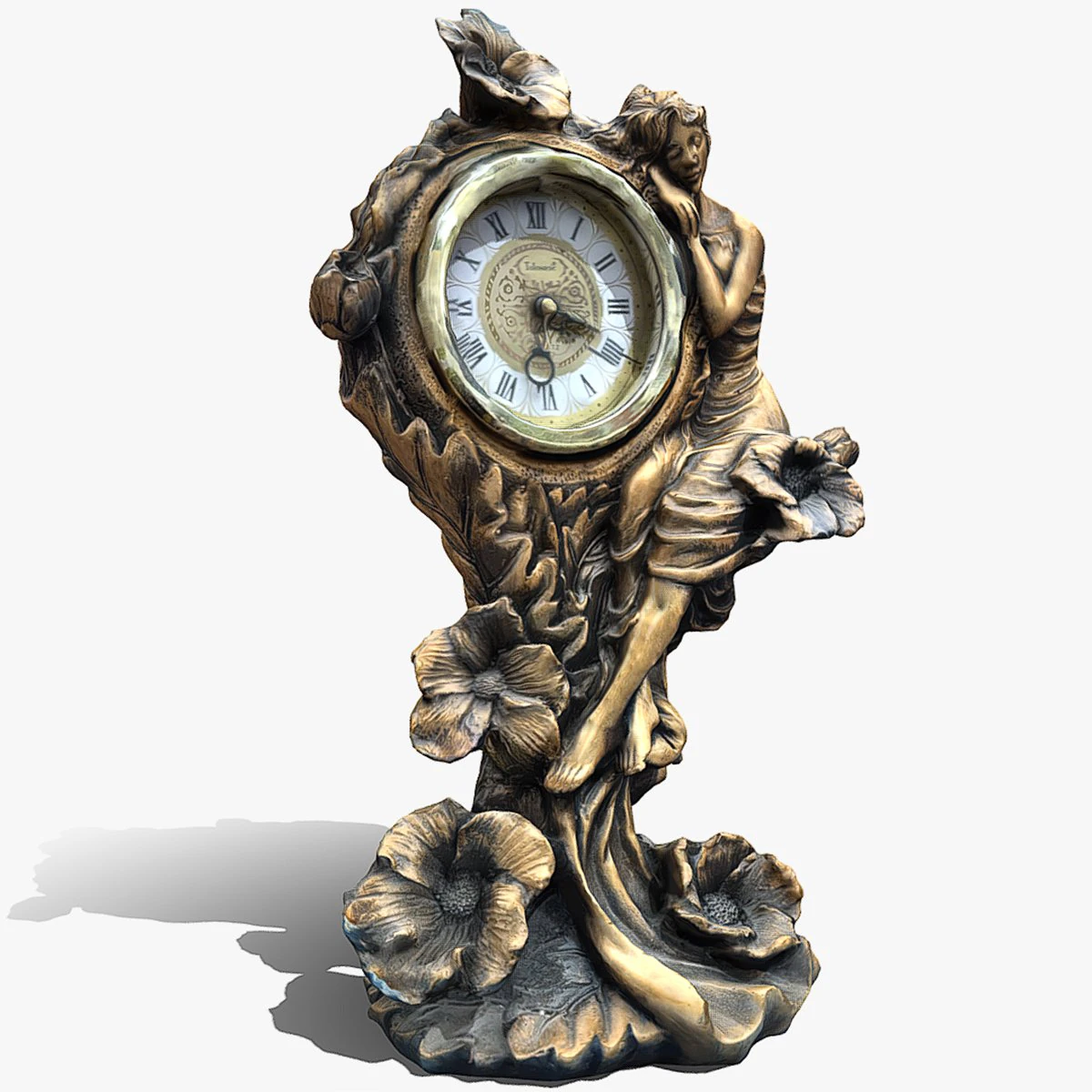 Vintage clock V3 C4D added 3D Model .c4d .max .obj .3ds .fbx .stl .blend