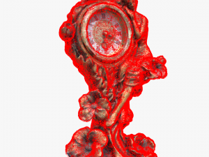 Vintage clock V3 C4D added 3D 模型